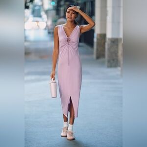 Nation Los Angeles Gracie Sleeveless V-Neck Midi Dress